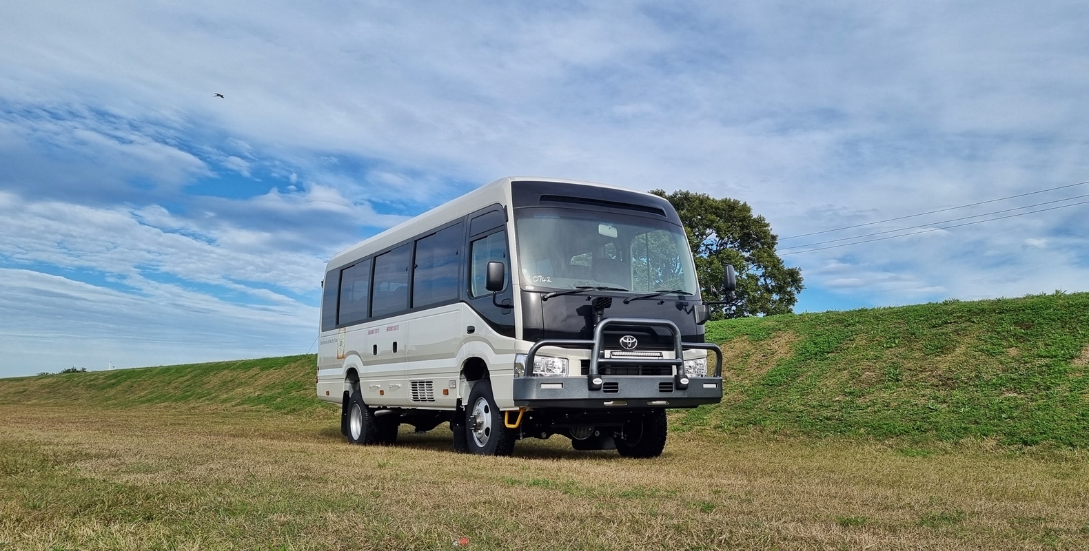 Do you need a 4x4 Conversion of Toyota Coaster? 8 Wheelchair Coaster 1