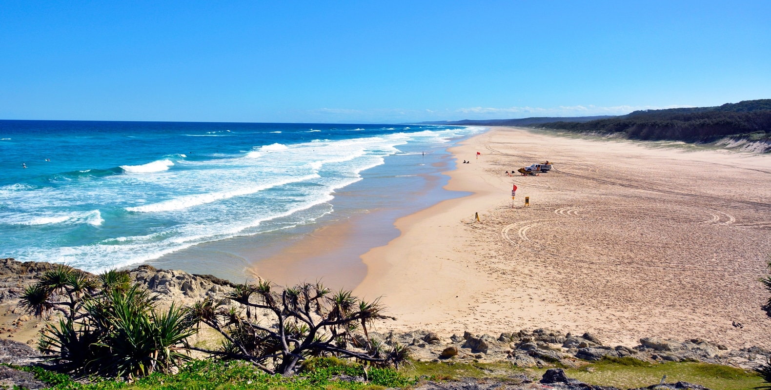 Driving on the beach 10 North Stradbroke Island